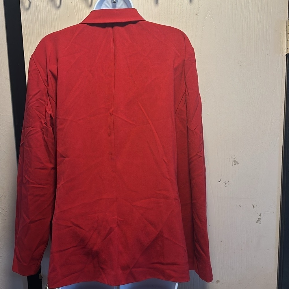 Danny Nicole Red Blazer - Women's Plus Size 18W - Classic Statement Piece - Picture 9 of 12